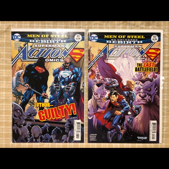 19 DC Universe Rebirth Superman Action Comics - Picture 9 of 11